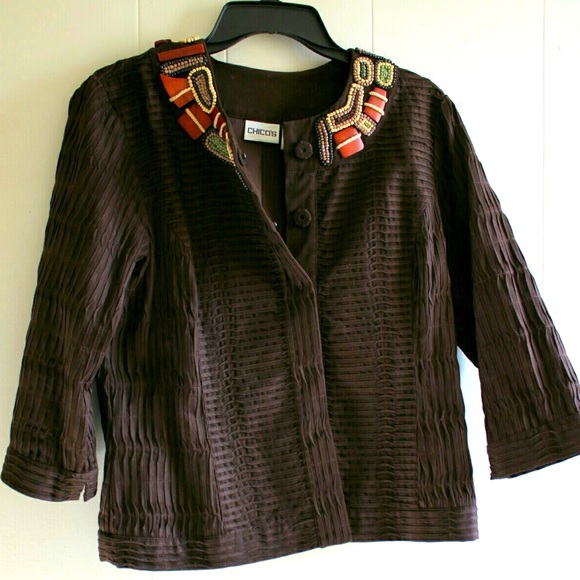Chico's Jackets & Blazers - {Chico’s} Women’s Jacket w/3/4 Length Sleeves